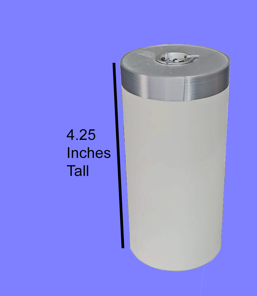 Sixth Scale Trash Can with Ash Tray in Lid