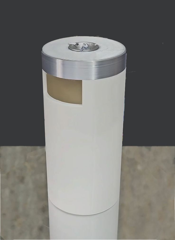 Sixth Scale Trash Can with Ash Tray in Lid