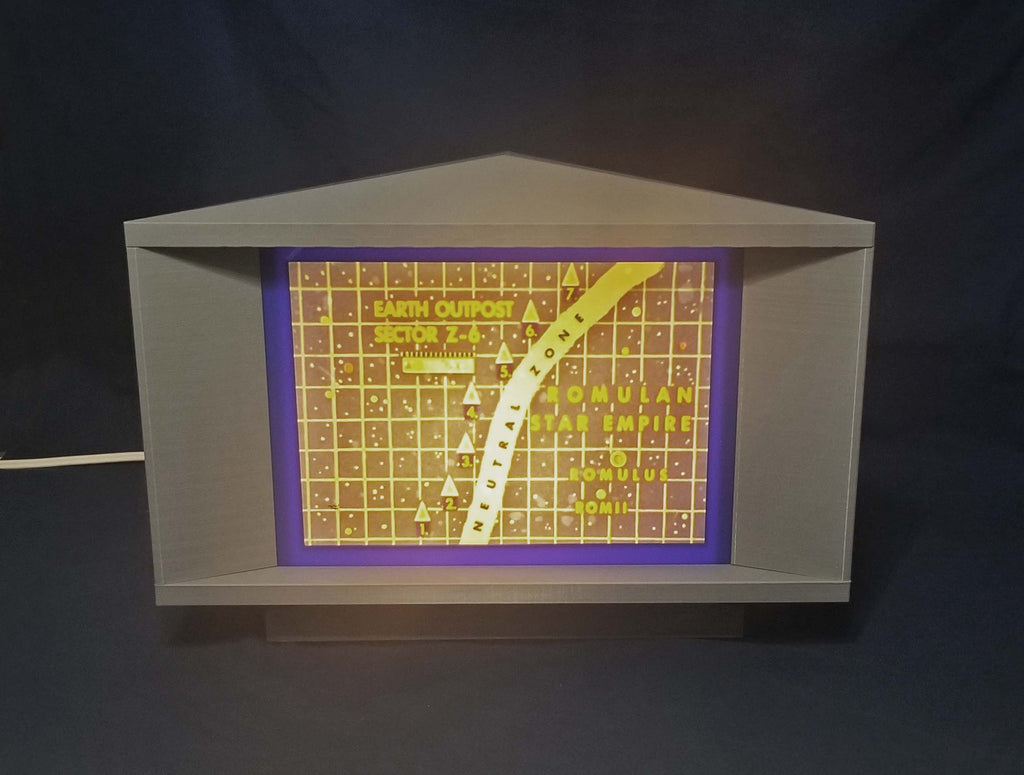 Trek TOS Inspired Briefing Room Tri-Viewer Prop Replica FULL SIZE with lights