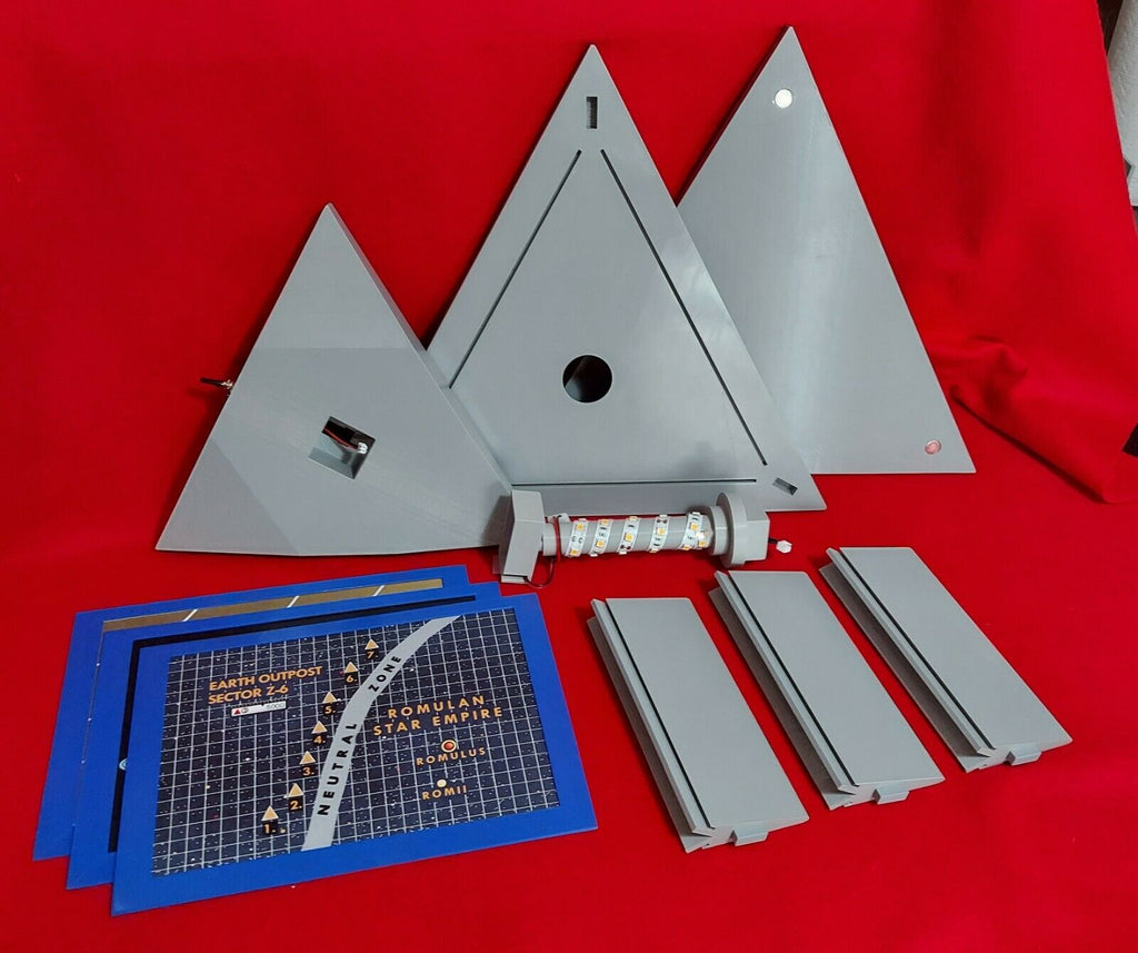 Trek TOS Inspired Briefing Room Tri-Viewer Prop Replica FULL SIZE with lights