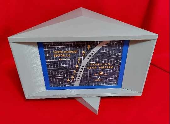 Trek TOS Inspired Briefing Room Tri-Viewer Prop Replica FULL SIZE with lights