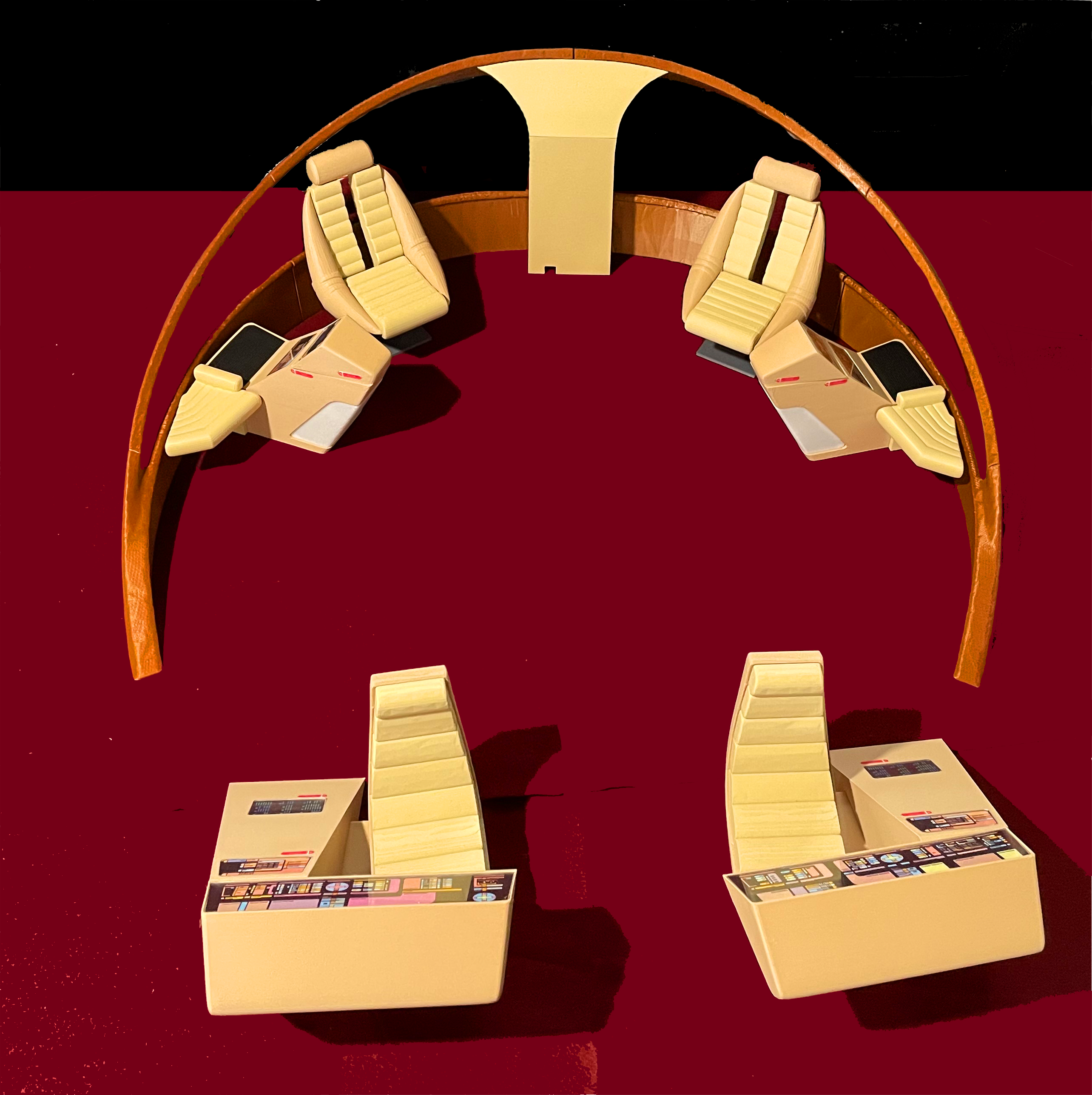 TNG Bridge Command for Sixth Scale / 1:6 Scale / Exo-6, QMx, and other 12" Figures