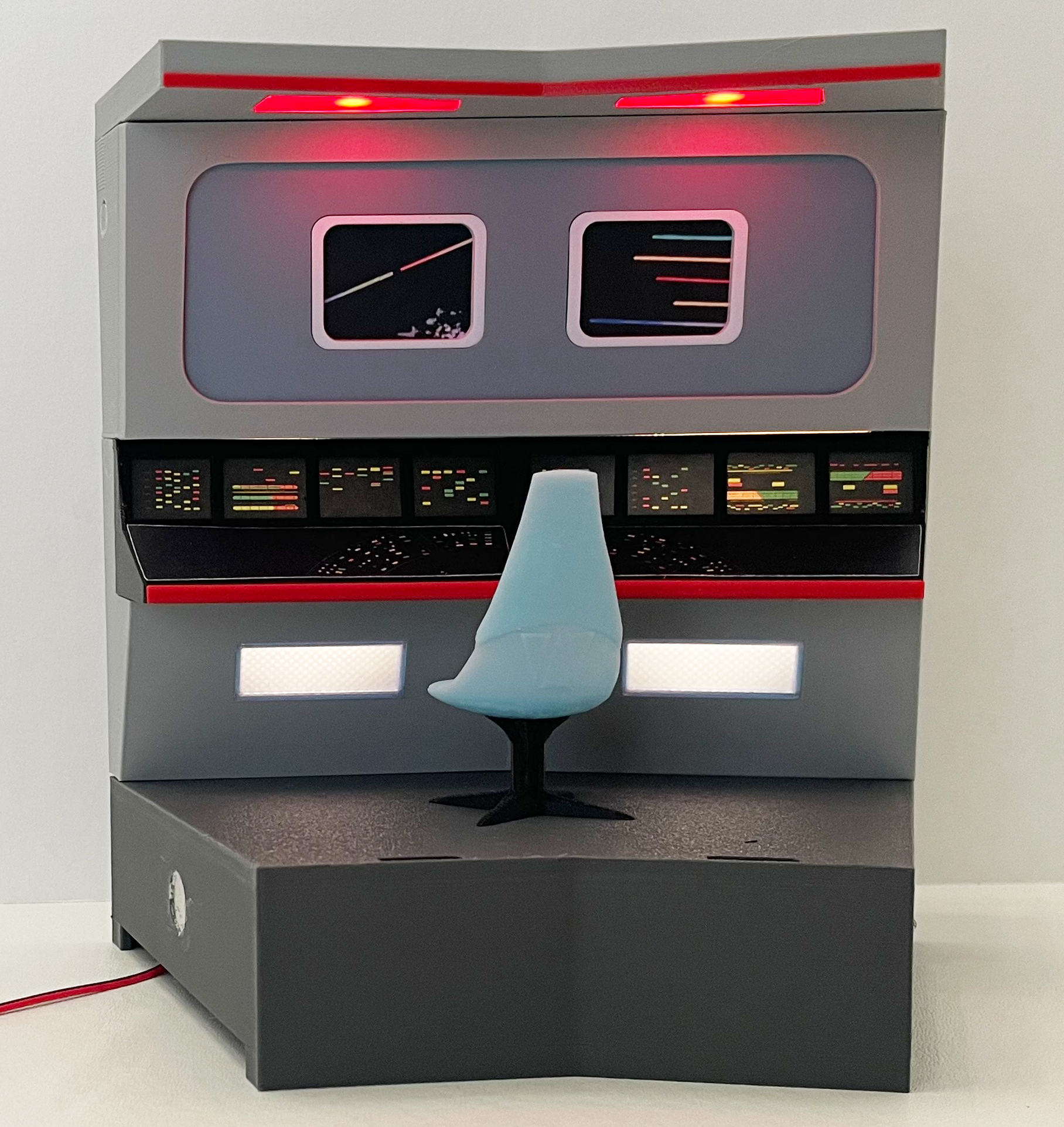 Trek TOS Lit Bridge for Display with your Playmates and other 4.75" Figures **Please Read Description**