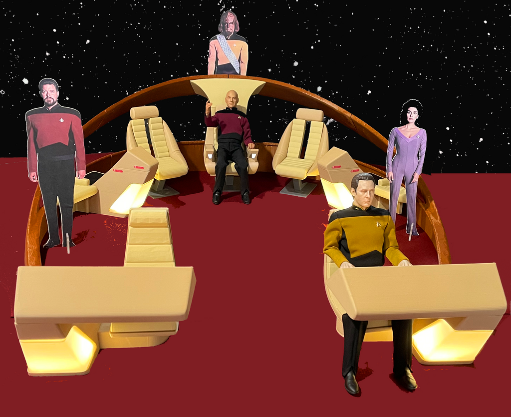 TNG Bridge Command for Sixth Scale / 1:6 Scale / Exo-6, QMx, and other 12" Figures
