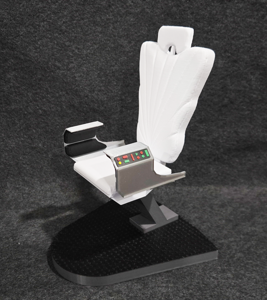 Sixth (1:6) Scale The Wrath of Khan (TWOK) Admiral Kirk's Command Chair for Exo-6 and other 12 Inch Figures