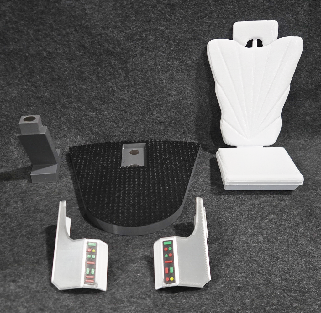 Sixth (1:6) Scale The Wrath of Khan (TWOK) Admiral Kirk's Command Chair for Exo-6 and other 12 Inch Figures